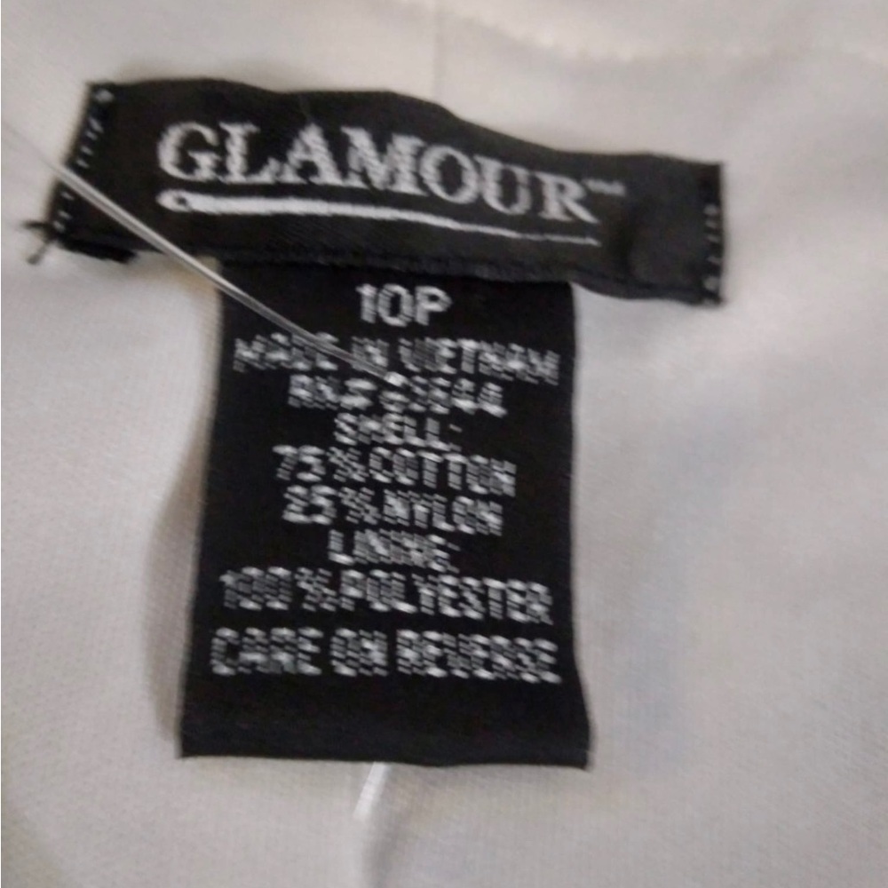 Glamour White LACE Sheath Dress 3/4 Sleeve - Picture 7 of 9